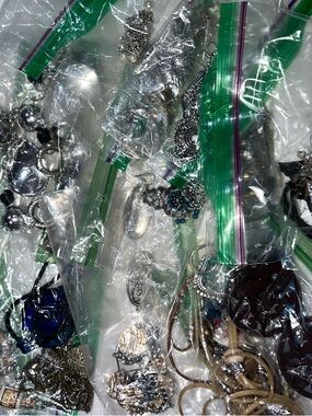 paparazzi Silver Tone Mixed Dangle Earrings and Charms